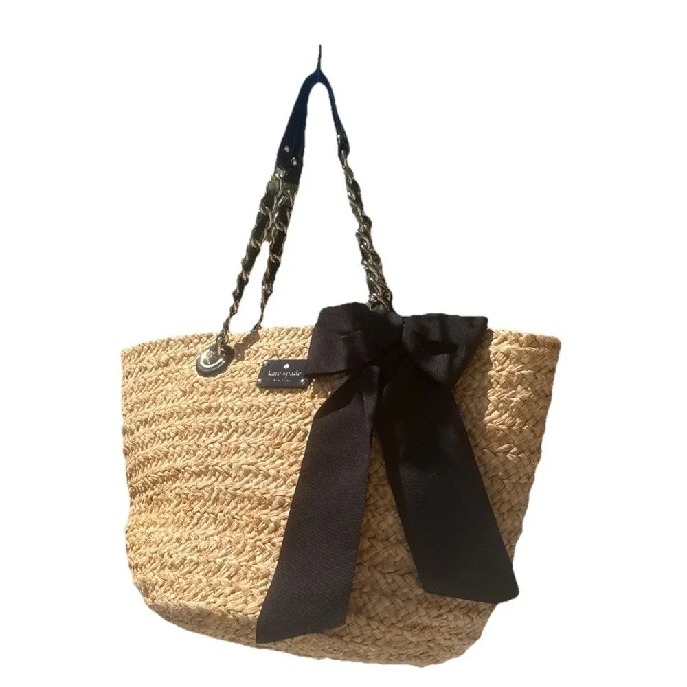 kate spade new york Basket bag Beige Women s‎